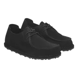 Scarpe utti lace suede leather - black