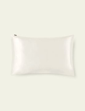 Federe Pura Seta Bianco Senza Cerniera Metallica 100% Seta Di Gelso In Un Sonno Profondo E Rigenerante 50 x 75cm