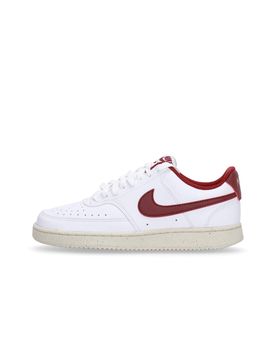Scarpa Bassa Donna W Court Vision Low Next Nature White/team Red/muslin/mtlc Gold Star