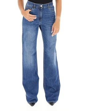 Jeans wide leg BLU 25 - Elisabetta Franchi - FashionsVida