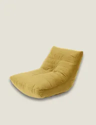 Gold Velvet Beanbag Chair Gold