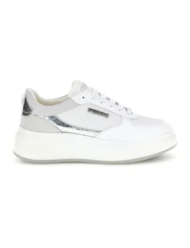 Sneakers bianche con dettagli argento Ferre F750 38 - FERRE' - FashionsVida