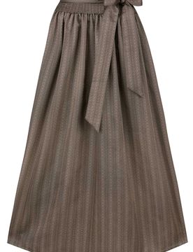 Dirndlschürze Annika (braun, Gr. 3 (46-50)) von für Damen, Dirndlschürzen, 75% Polyester, 25% Baumwolle