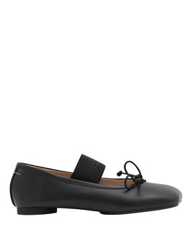 Ballerine in pelle nera