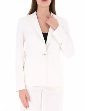 Pinko Blazer misto lino PANNA 46 - PINKO - FashionsVida