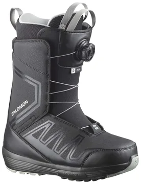 Snowboardboots Pearl BOA Black/Wrought Iron für Damen Größe 38 schwarz - Salomon - FashionsVida