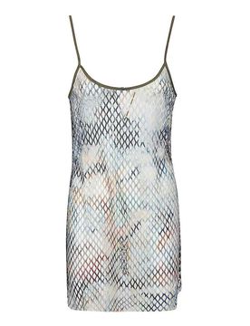 Vestito Corto Con Spalline Sottili