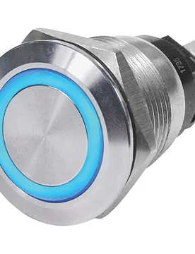 Off-(on) Blue Led Switch 12v Silver 10A unisex - Blue Sea Systems - FashionsVida