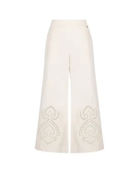 Pantalon traditionnel LULEONILDA crème 34 - LUIS TRENKER - FashionsVida