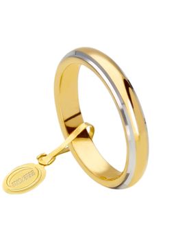 Fede Nuziale 5 Grammi Classica in Oro Giallo e Bianco