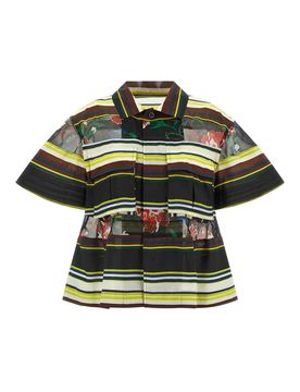 Sacai Camicia con mix di motivi