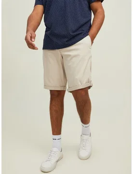 Mens And Bowie Plus Size Chino Shorts In Oxford Tan - Size 7xl - Jack & jones - FashionsVida