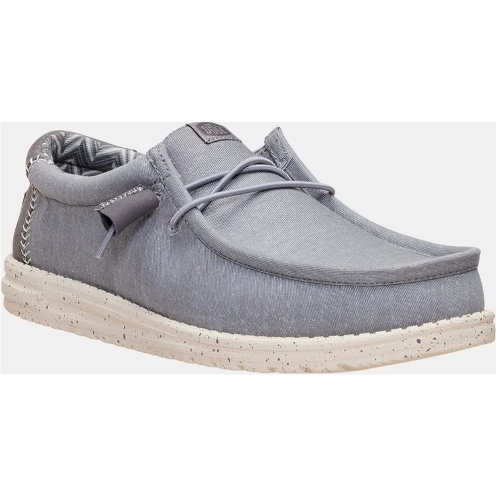 Zapatos de cordones de hombre de lona - HeyDude - FashionsVida