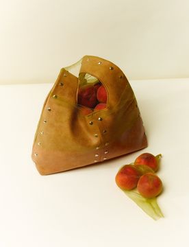 Estrangi Große Hobo-Tasche mit Metallverzierungen