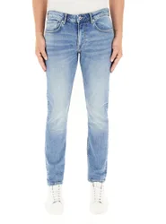 Jeans tapered fit BLU CHIARO 34