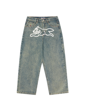Running Dog Triple Scoop Denim Pant - Vintage Wash