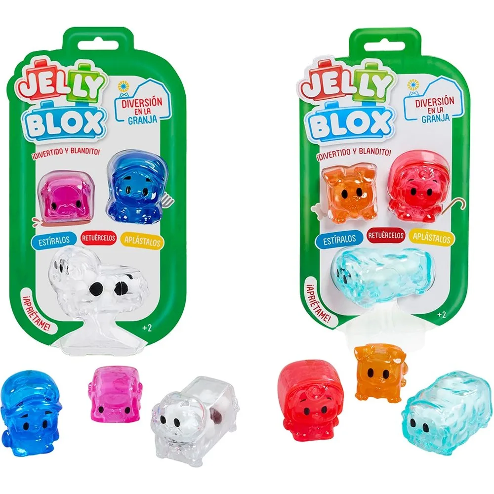 Piezas de construcción Jelly Blox diversión en la granja modelos surtidos - Bizak - FashionsVida