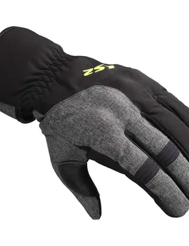 Guanti Moto URBS II MAN Nero Grigio Giallo taglia M - LS2 - FashionsVida