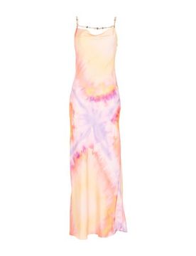 Vestido largo Mujer Melocotón 36 Mujer