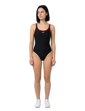 Aquatics Swimsuit Black / Pink 36-38 Women - Sporti France - FashionsVida