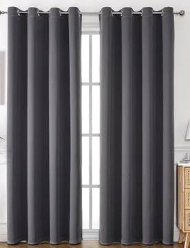 Pieza Cortina opaca de unicolor de poliéster, cortinas aislantes térmicas para oscurecer la habitación para cocina, comedor, sala de estar, dormito - Shein - FashionsVida