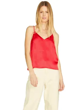 Blouse Sans Manches Malia Satin Jjxx Bright Rose / Aop XS