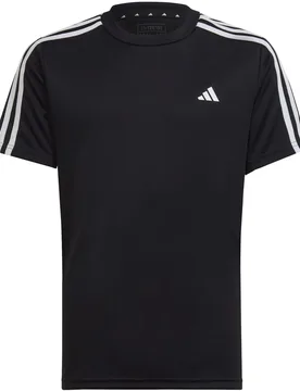 Train Essentials Aeroready 3-Streifen Regular-Fit Jungen T-Shirt, schwarz 140 - Adidas - FashionsVida