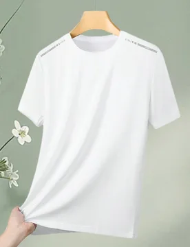 Camiseta deportiva de secado rápido para mujer, adecuada para entrenamiento, actividades al aire libre, fitness, correr, viajes, cómoda y ajustada - Shein - FashionsVida