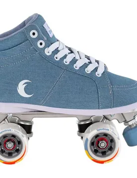 Patins à Roulettes Denim Blue EU 37 Homme