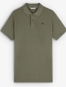 Polo de manga corta de hombre regular fit de algodón - Scalpers - FashionsVida