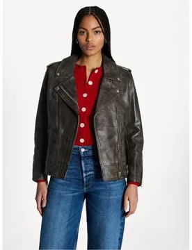 Womens Burnt Oak Ferrous Jacket - Female - Brown - UK 8 - Belstaff - FashionsVida