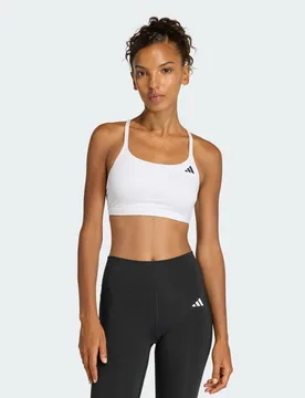 Reggiseno Sportivo Optime Essentials Workout Supporto Leggero S White - Adidas - FashionsVida