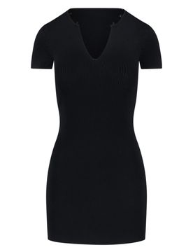 Sleek Stretch Viscose Dress