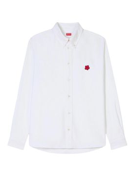 Camicia casual con stemma floreale Boke