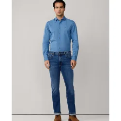 Vaqueros elásticos lavado vintage fit slim