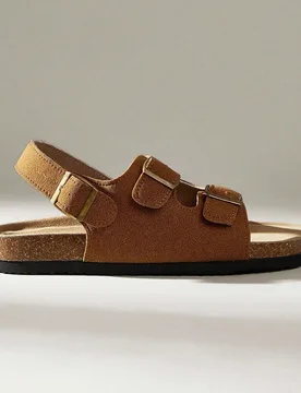 Sandalias casuales de moda con diseño de hebilla ajustable y suela gruesa para mujer - Shein - FashionsVida