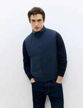 Chaleco de hombre acolchado y reversible - Dustin - FashionsVida