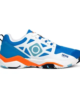 Ibort Padel Shoes White / Blue UK 10 - Izas - FashionsVida