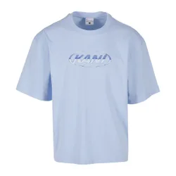 Woven Signature Chrome Logo Tee Light Blue M Herren