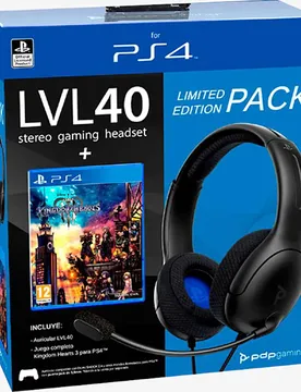 Casque Gaming Lvl 40+ Kingdom Hearts 3 Black One Size unisex