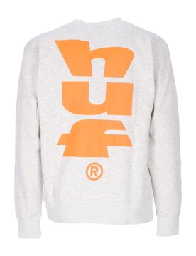 Felpa Girocollo Uomo Megablast Crewneck Athletic Heather