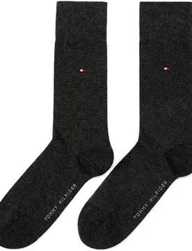 Pack de dos pares de calcetines de hombre en color jeans - Tommy Hilfiger - FashionsVida