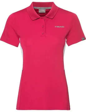 Club Tech Short Sleeve Polo Magenta 140 cm - Head Racket - FashionsVida