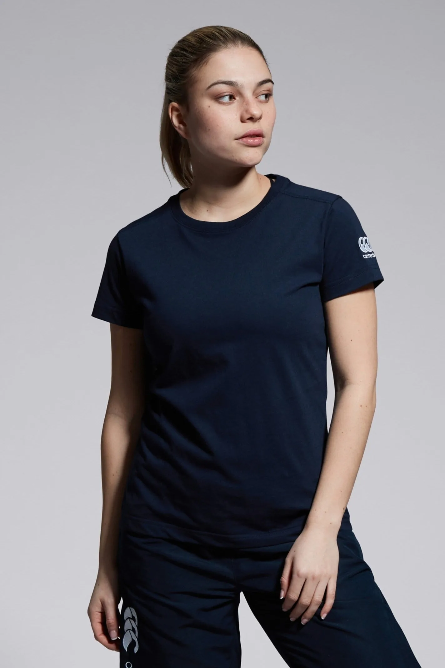 Club Womens Plain Training Tee - - Size: 8 - Canterbury - FashionsVida