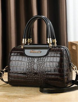 Bolso de mano Boston de gran capacidad, bolso de hombro de mujer de alta gama y moda, bolso cruzado versátil y elegante de alta calidad, diseño mini
