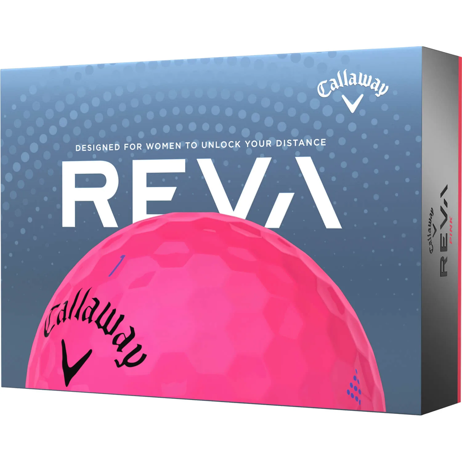 REVA 23 Golfbälle - 12er Pack, pink - Callaway - FashionsVida