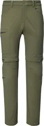 Pantalon imperméable de randonnée - Ubic Stretch Zip-Off Pant M Grape Leaf en Softshell - Taille 38 FR - Vert