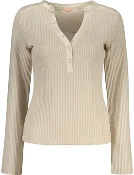 Damen V-AUSSCHNITT-PULLOVER Beige W5BP15K1162_BEA14H