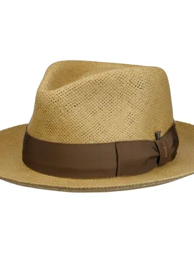 Outen Straw Hat by - brown - Size: L (58-59 cm) - Bailey 1922 - FashionsVida