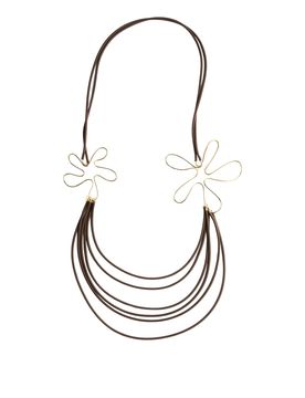 Collana Lunga Lidia In Caucci E Metallo